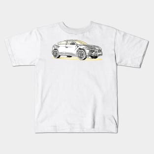 Urus Wireframe Kids T-Shirt